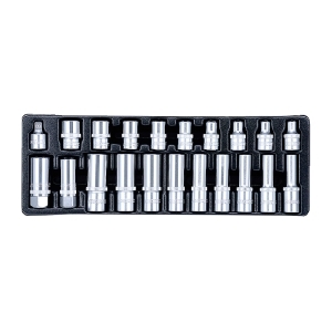 Набор инструмента 1/2" в ложементе, 21 предмет, HONITON IK-1401210B