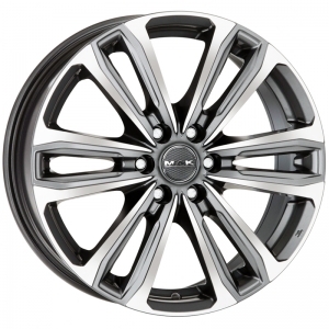 Диск колесный 17 литой MAK Safari 6 Gunmetal Mirror Face