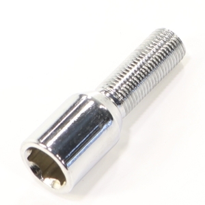 Болт колеса М12х1.25/30х57 конус 6-ти гранный ключ хром D=20