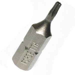 Бита TORX Т07H L=25мм 1/4" с отверстием FORCE