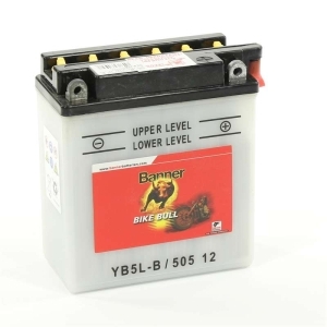 Аккумулятор для мотоциклов BANNER Bike Bull 12V 5 а/ч YB5L-B 505 12 обр.полярность cухоз.+электр.