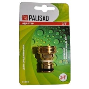 Адаптер садовый с внутренней резьбой 3/4" латунный PALISAD