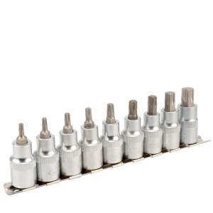 Набор головок-бит TORX 9 пр.1/2" T20-T60 на планке АВТОДЕЛО