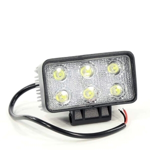 Фара OFF-ROAD светодиодная 18W FLOOD прямоугольная