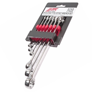 Набор ключей накидных TORX 6 пр.E6-E24 холдер JTC