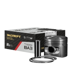Поршень двигателя ВАЗ-21124 d=82.8 гр B к-т.пальцы,стопорные кольца МОТОРДЕТАЛЬ Эксперт