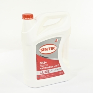 Антифриз красный -40C SINTEC LUX G12+ 10кг