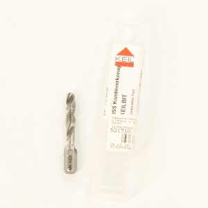 Метчик спиральный М6х1.0 однопроходный, хвостовик 1/4" KEIL
