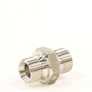 Адаптер BSP(Ш)3/8"-BSP(Ш)3/8" (Нержавейка)