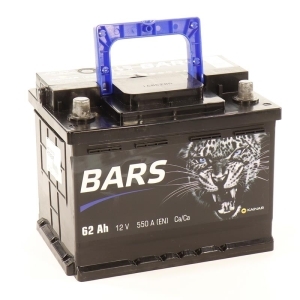 Аккумулятор BARS 62 а/ч пуск.ток 550A