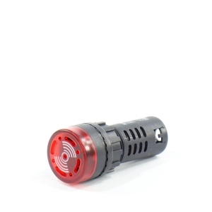 Сигнализатор звуковой AD22-22M/r23 d=22мм 220В AC красный TDM
