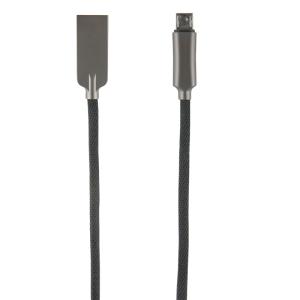Кабель micro USB-USB 1м. LX13 Zync alloy черный RED LINE