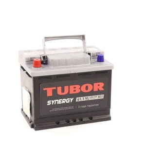 Аккумулятор TUBOR Synergy 61А/ч пуск.ток 600A