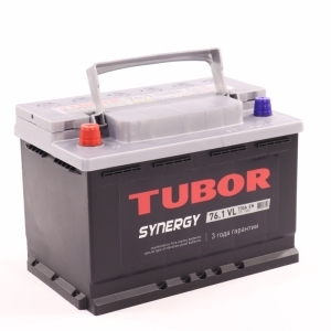 Аккумулятор TUBOR Synergy 76А/ч пуск.ток 700A