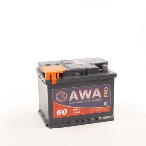 Аккумулятор AWA PRO 60а/ч VLR обр.полярность пуск.ток 580A