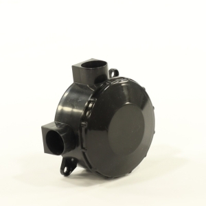 Коробка распаячная D80х35мм,IP42,3-х рожковая,черная, TDM