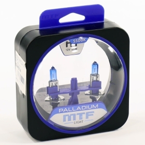 Автолампа 12V H1 55W P14.5s MTF Light PALLADIUM к-т