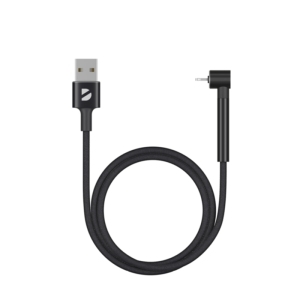 Кабель 8-pin-USB 1м. подставка алюминий черный DEPPA
