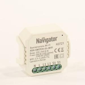 Умный выключатель NSH-SWITCH-01-WiFi NAVIGATOR