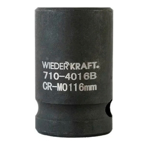 Головка торцевая 16 мм 1/2" 6-гр.ударная WIEDERKRAFT
