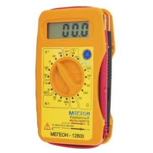 Мультитестер 0-500В, 0-0.2А, 0-2000КОм, блистер МЕГЕОН