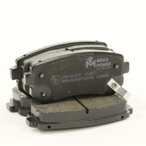 Колодки тормозные HYUNDAI Accent KIA Rio (05-) задние (4шт.) MEGAPOWER