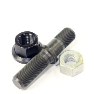 Шпилька колеса SAF (M22x1.5,M22x1.5,L=112) в сборе (гайки 04029,06425) SAMPA