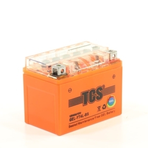 Аккумулятор для мотоциклов TCS GEL 12V 4а/ч обр.полярн. залит заряжен