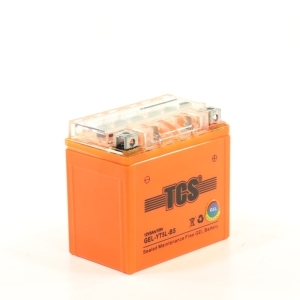 Аккумулятор для мотоциклов TCS GEL 12V 5а/ч YT5L-BS обр.полярн. залит заряжен