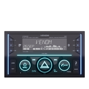 Автомагнитола AURA VENOM-D762DSP USB/SD-ресивер, D-CLASS 4х141w 2DIN