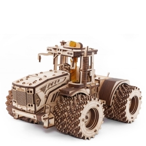 Модель сборная деревянная EWA 3D Трактор КИРОВЕЦ К-7М