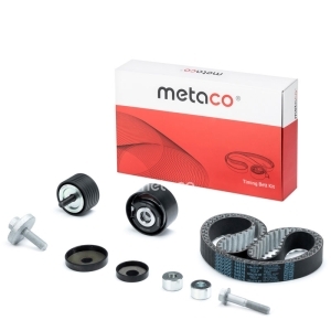 Комплект ГРМ RENAULT Duster,Megane(2,3),Laguna(2,3) (дв 2,0) (ремень+ролики) METACO