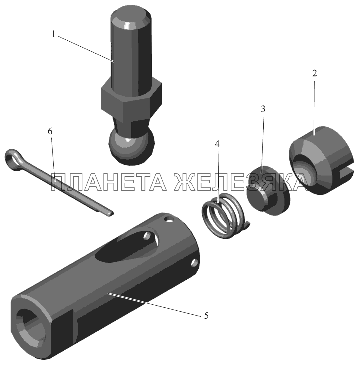 Наконечник тяги 101-1108138 МАЗ-103 (2011)