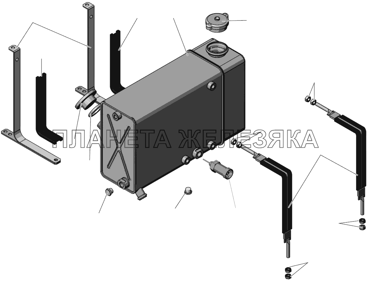 Бачок расширительный 103-1311010 МАЗ-103 (2011)