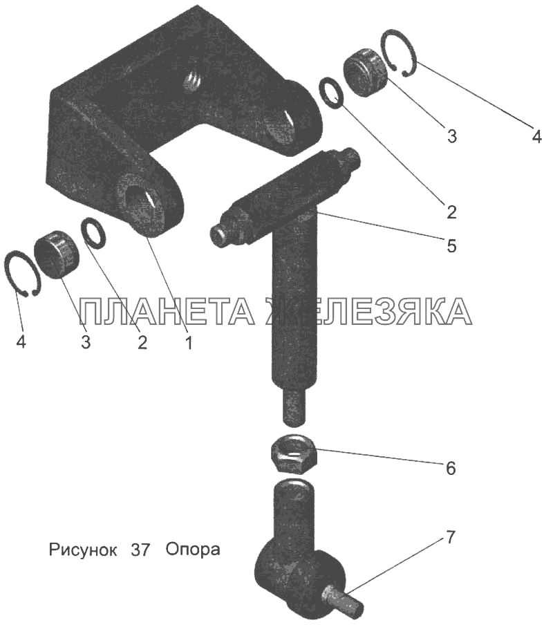 Опора 101-1703036 МАЗ-103