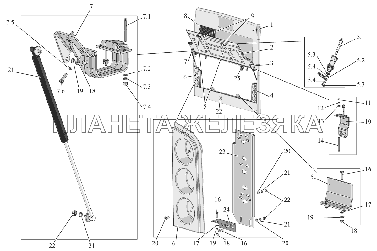 Установка облицовки задка на МАЗ 107400 МАЗ-107 (2011)