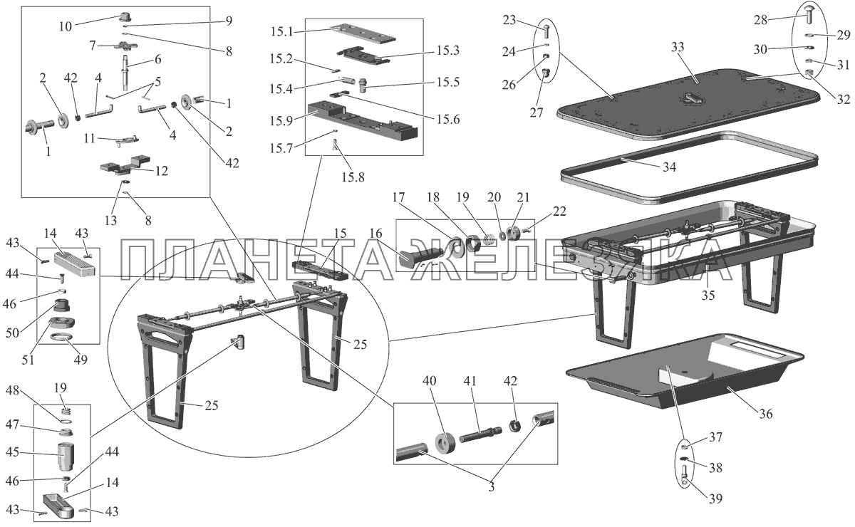 Люк аварийный 101-5713010 МАЗ-107 (2011)