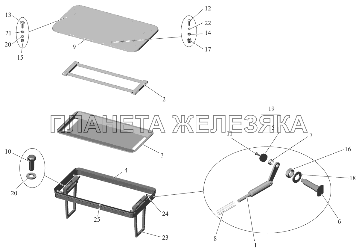 Люк вентиляционный 103-5713412 МАЗ-107 (2011)