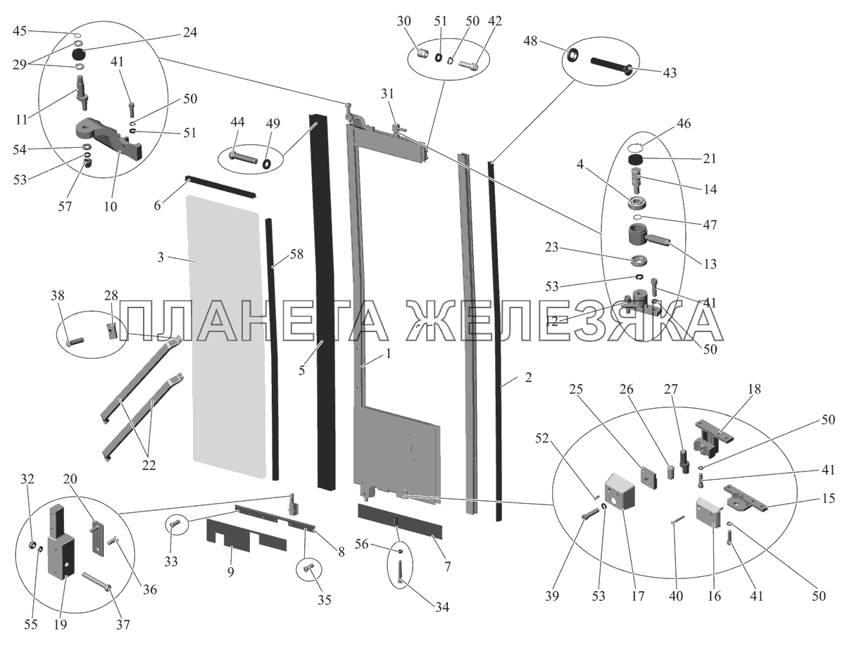 Дверь 101-6100100-10 МАЗ-107 (2011)