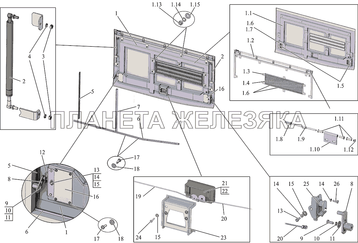 Установка крышки 231062-5409700-10 МАЗ-231