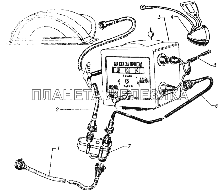 Таксометр ГАЗ-21