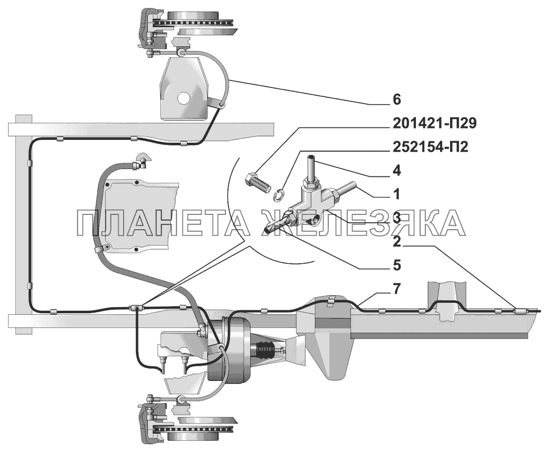 Установка гидропривода тормозов без АБС ГАЗ-3102, 3110 (дополнение)