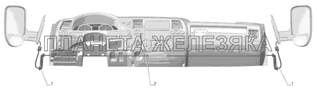 3302-3770002-20. Установка проводов ГАЗ-3302 (с двиг. УМЗ)
