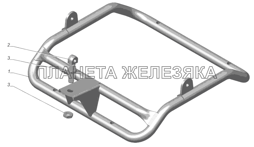 3302-6804008-10. Механизм регулирования сиденья водителя ГАЗ-3302 (с двиг. УМЗ)