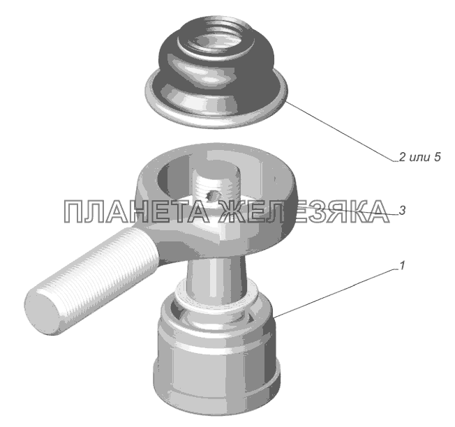 2217-3414056. Наконечник рулевой тяги правый ГАЗ-3302 (с двиг. УМЗ)