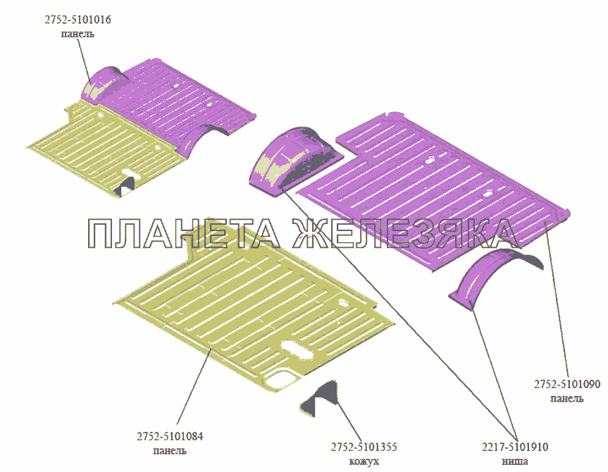 Панель ГАЗ-3302 (Кузовные дет.)