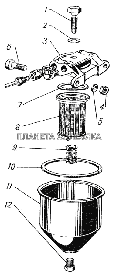 Бензиновый отстойник ГАЗ-5312