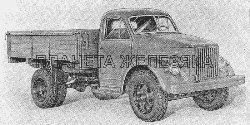 Общий вид автомобиля ГАЗ-51А ГАЗ-51 (63, 93)