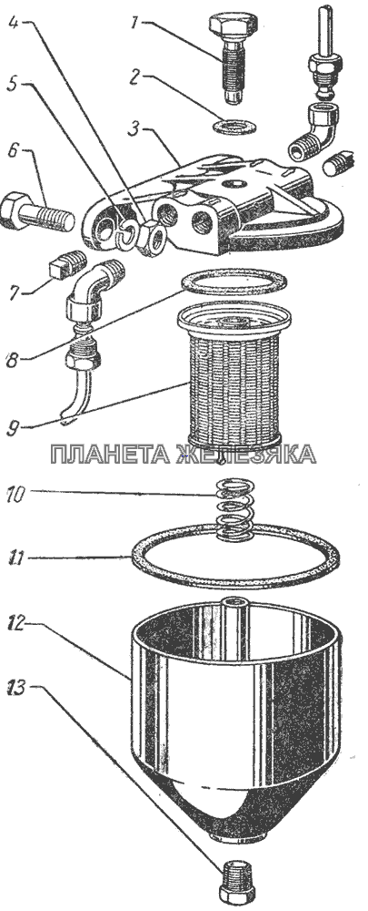 Бензиновый отстойник ГАЗ-51 (63, 93)