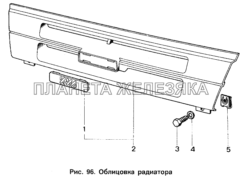 Облицовка радиатора ИЖ 2126